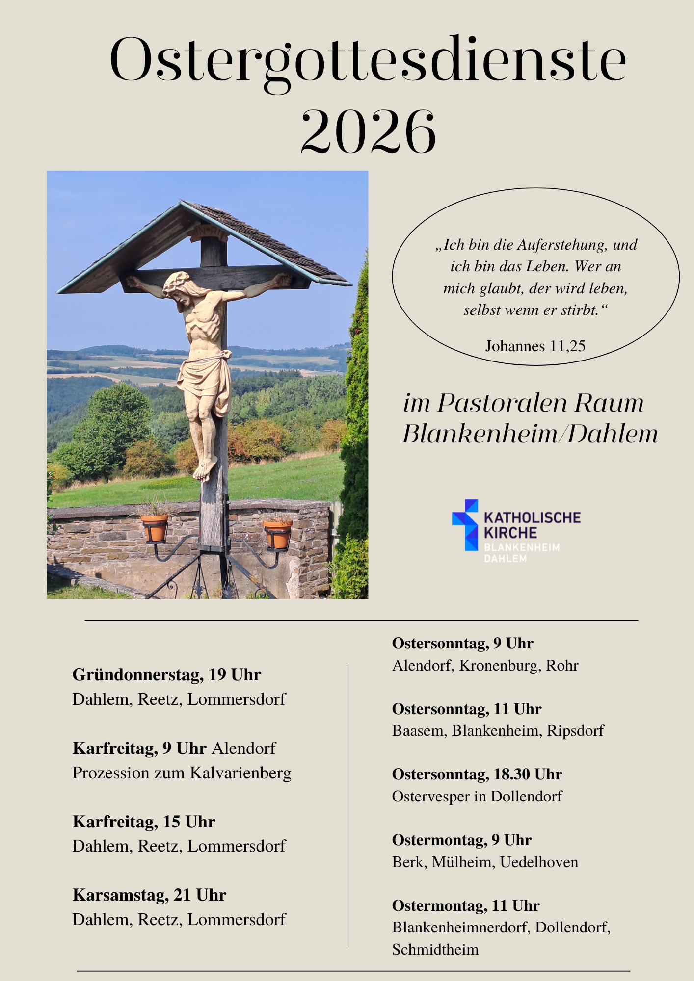 Ostergottesdienste 2026 (c) AndreasZüll/canva